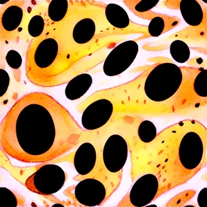 Watercolor Cheetah Print Art PNG 05232024