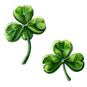 Watercolor Clover Png 06122024 PNG image