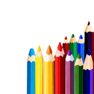 Watercolor Colored Pencils Png 35 PNG image