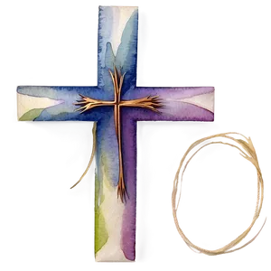 Watercolor Cross PNG Dis PNG
