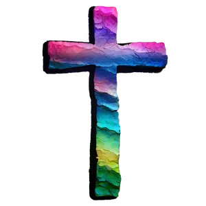 Watercolor Cross PNG Hxb