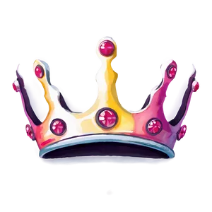 Watercolor Crown Vector PNG 73