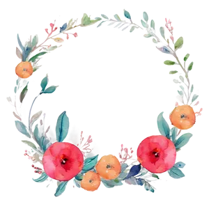 Watercolor Cute Frame PNG Ngc8 PNG