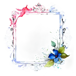 Watercolor Decorative Frame PNG Tmq19 PNG