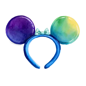 Watercolor Disney Ears PNG Dwm72 PNG
