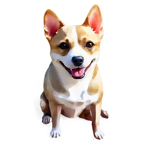Watercolor Dog Transparent PNG Aja