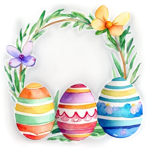 Watercolor Easter Clipart Png 06262024 PNG image