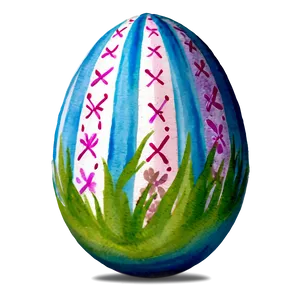 Watercolor Easter Egg Png Fak84 PNG image