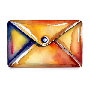 Watercolor Email Icon Png 05252024 PNG image