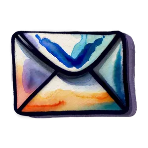 Watercolor Email Icon Png Lkh PNG image