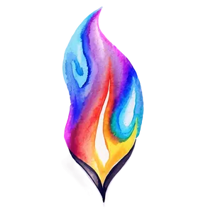 Watercolor Flame Png Aif PNG image