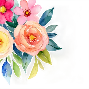Watercolor Floral Dream PNG 06272024