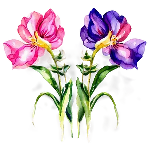 Watercolor Floral Symphony PNG 53 PNG