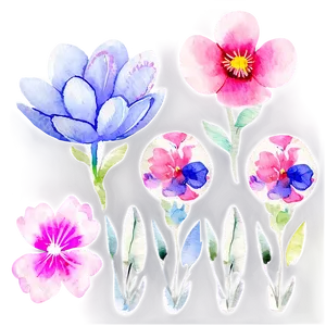 Watercolor Flower Fusion PNG 58 PNG