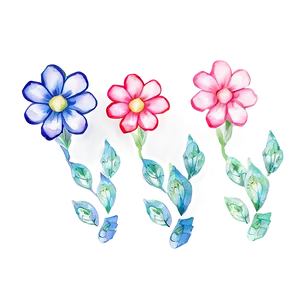 Watercolor Flower Whimsy PNG Pao4 PNG