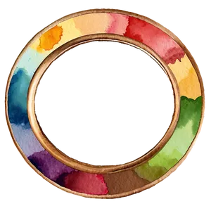 Watercolor Frame PNG Xjh6