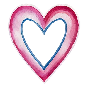 Watercolor Heart Transparent Png 83 PNG image