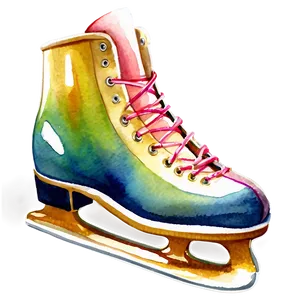 Watercolor Ice Skate PNG 95 PNG