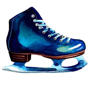 Watercolor Ice Skate PNG Ijx PNG