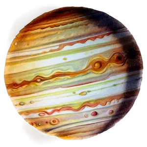 Watercolor Jupiter Art PNG 63 PNG
