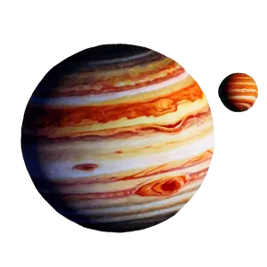 Watercolor Jupiter Art Png Uud PNG image