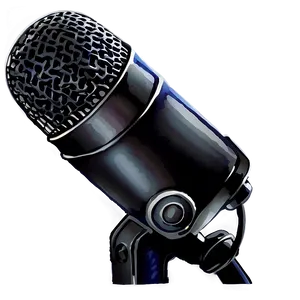 Watercolor Microphone Png 05252024 PNG image