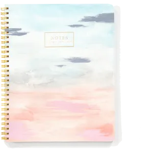 Watercolor Notebook Cover PNG image