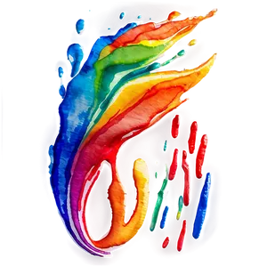 Watercolor Paint Splash PNG 90