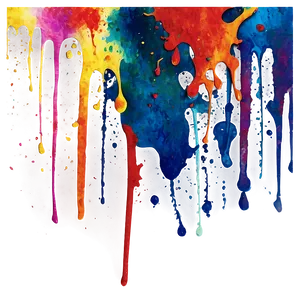 Watercolor Paint Splatter PNG 96