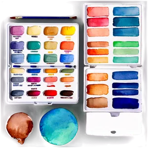 Watercolor Palette Transparent Png 06212024 PNG image