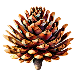 Watercolor Pine Cone Png 16 PNG image