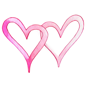 Watercolor Pink Heart Png Gcp PNG image
