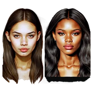 Watercolor Portrait Techniques PNG 84