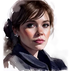 Watercolor Portrait Techniques PNG 90