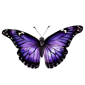Watercolor Purple Butterfly Png 67 PNG image