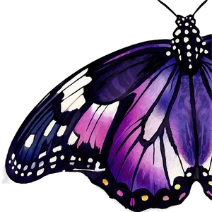 Watercolor Purple Butterfly Png Tbf PNG image