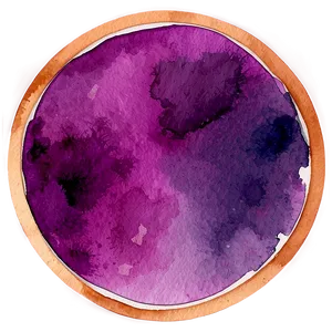 Watercolor Purple Circle PNG Buc PNG