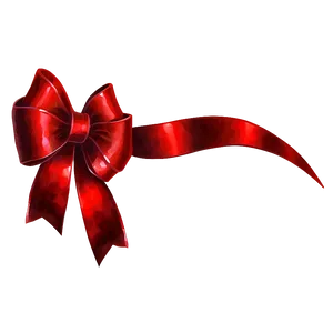 Watercolor Red Bow PNG Bfw36 PNG