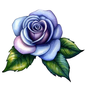 Watercolor Rose Tattoo Drawing PNG 45 PNG