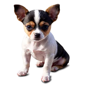Watercolor Small Dog PNG 59