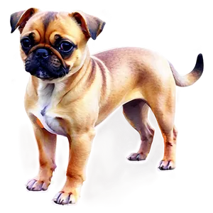Watercolor Small Dog PNG Row42