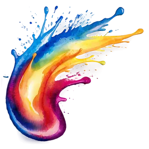 Watercolor Splash PNG 06252024 PNG