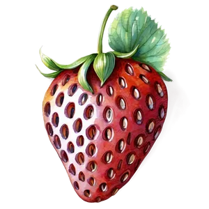 Watercolor Strawberry Png Sgl PNG image