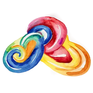 Watercolor Swirl PNG 05242024