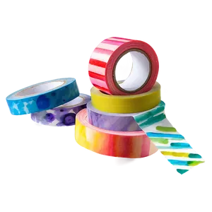 Watercolor Washi Tape Png Knp95 PNG image