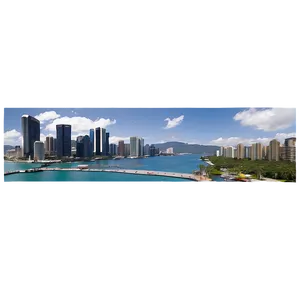 Waterfront City Panorama PNG 06202024 PNG