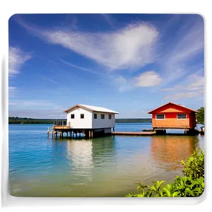 Waterfront Houses PNG 76