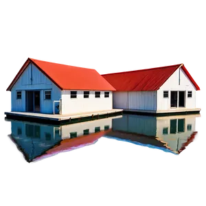 Waterfront Marina Building PNG 73