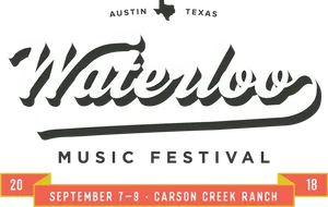 Waterloo Music Festival Austin Texas2018 PNG