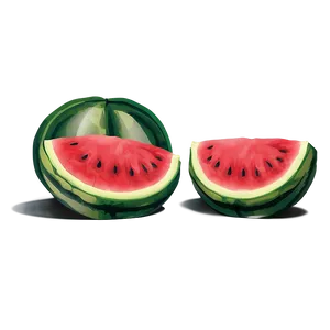 Watermelon Art PNG 56